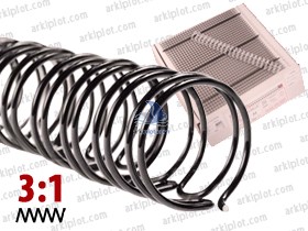 Espiral Wire-o 3:1 Ø9,5mm Blanco 250ud. (75hj)