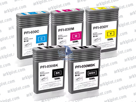 Cartucho compatible Canon PFI-030Y amarillo 50ml.