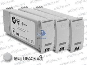 HP Nº771C gris claro multipack 3x775ml.