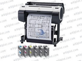 Cartucho compatible PFI-102BK Negro foto 130ml para Canon IPF 500/605/650710/750