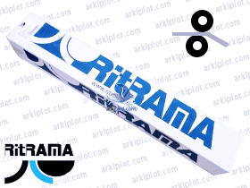 Ritrama Rijet-100 Blanco brillo Removible 100µ 1,05x50m 