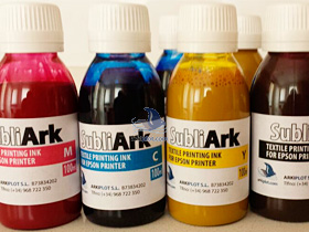 Pack tinta SubliArk 4 botellas 100ml CMYK