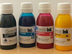 Pack Tinta Clavata TP 4 botellas 100ml CMYK