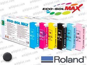 Roland EcoSol-Max negro 440ml.