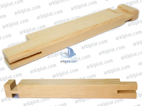 Liston madera 150cm perfil 3,6x3,6cm en Arkiplot
