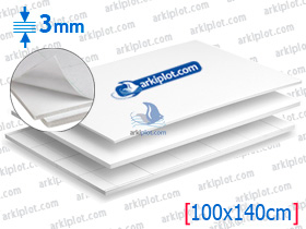 Arkicopy Pluma Adhesivo 3mm  Hoja 100x140cm (25 hojas)