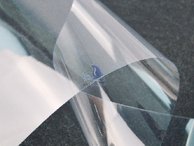 Plancha de PVC rígido transparente