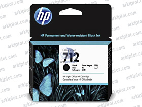 HP Nº712 negro 80ml. (alta capacidad)