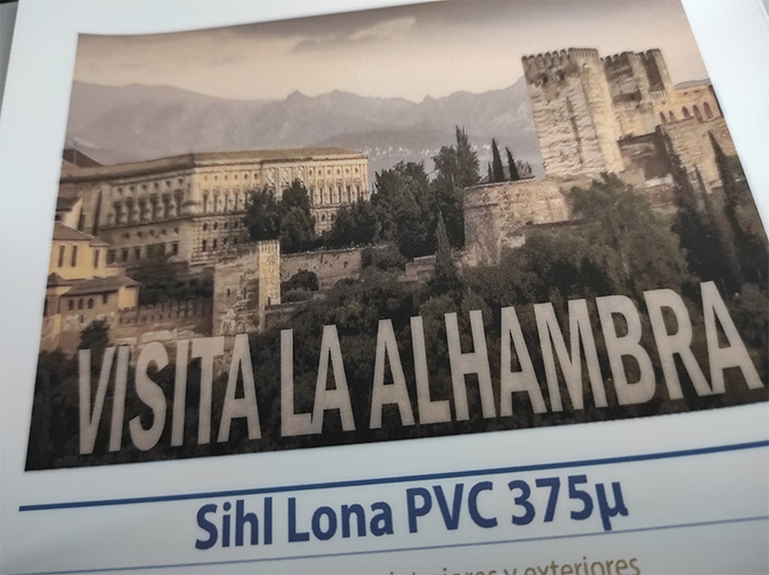 Sihl Lona PVC 375µ 1,067x18m en Arkiplot