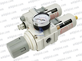 Regulador/filtro de aire con manómetro AC3010