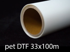 Film PET para DTF 0,33x100m (bobina)