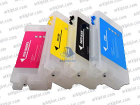 Cartucho rellenable 350ml Epson SC-Tx400/5 cian (con chip un solo uso)