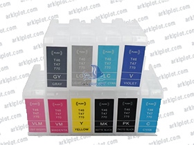 Cartucho rellenable Epson serie SC-Px000 700ml. con chip